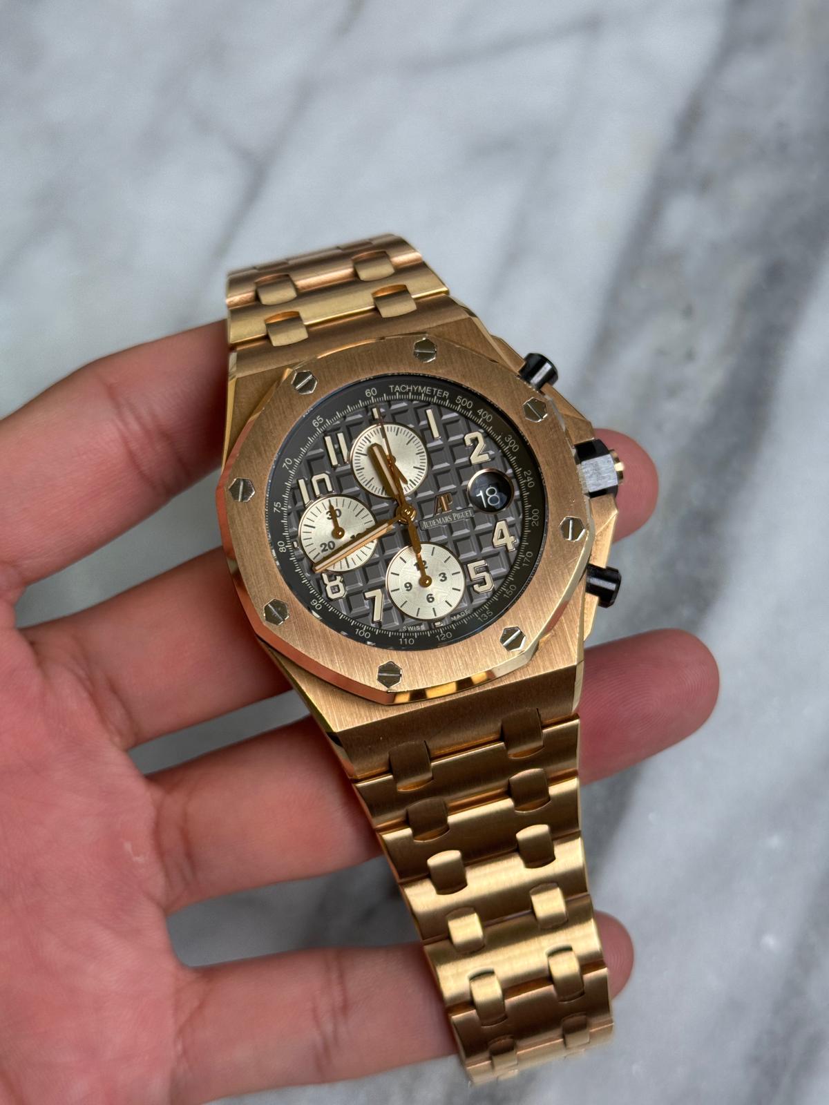2018 26470OR Grey on Bracelet Preowned Watch/Card/Booklet