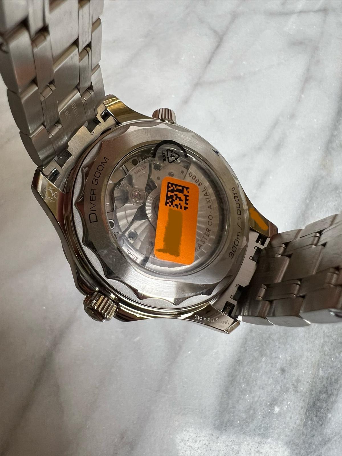 2024 21030422003001 Blue Seamaster Diver 300M 42 mm, steel on steel New Complete