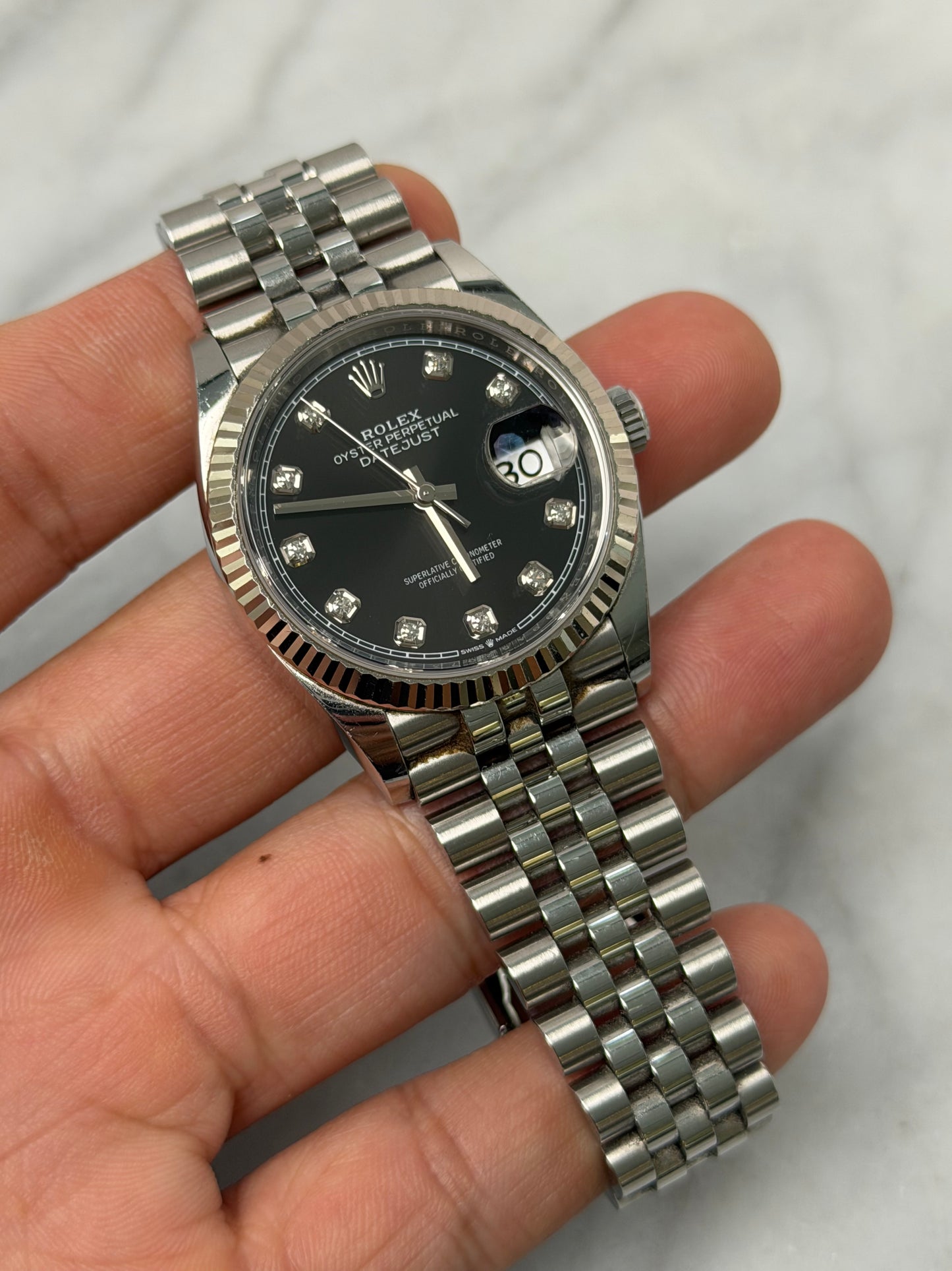 2021 126234G Jubilee Black Diamond DJ36 Preowned Complete