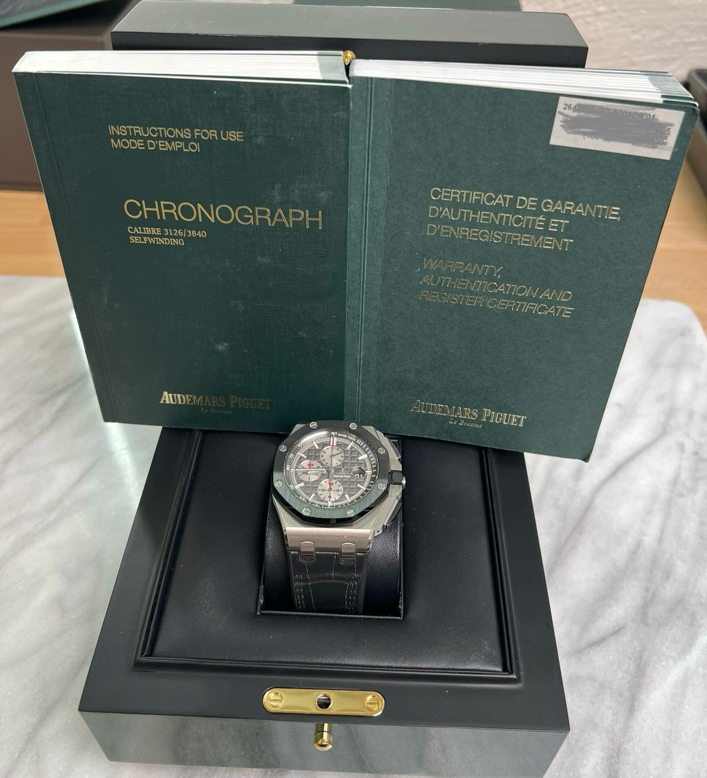 2017 26400IO Grey Titanium Offshore Preowned Complete