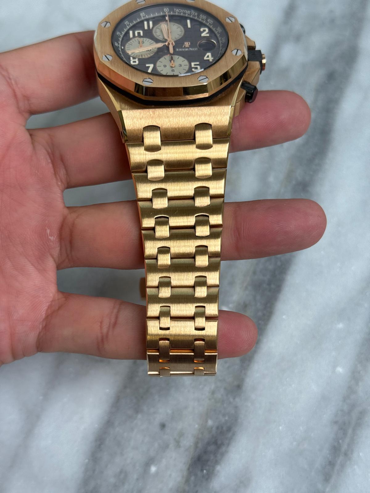 2018 26470OR Grey on Bracelet Preowned Watch/Card/Booklet