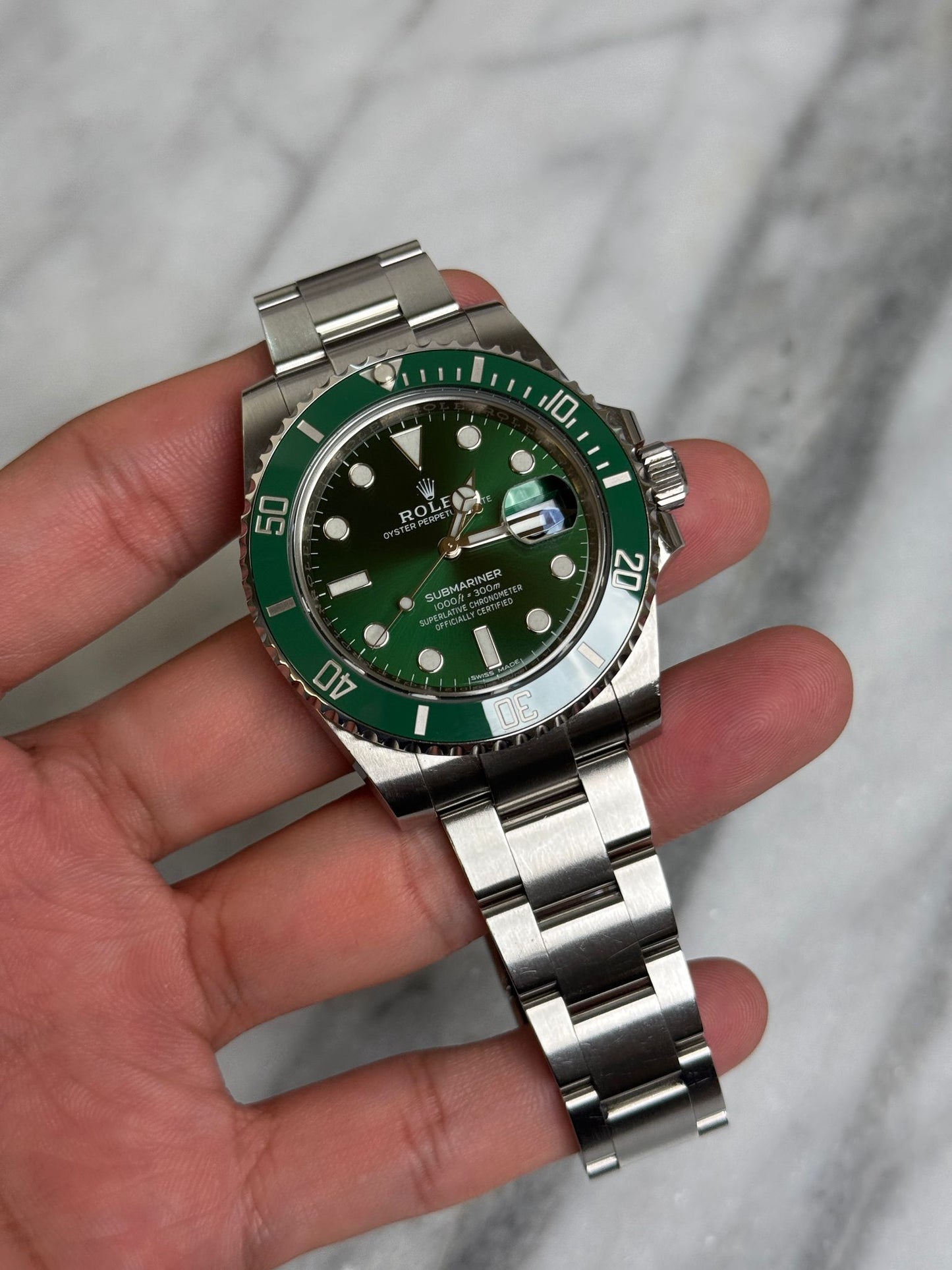 2018 116610LV Hulk Pre-owned and Polished Complete w/ White Tag