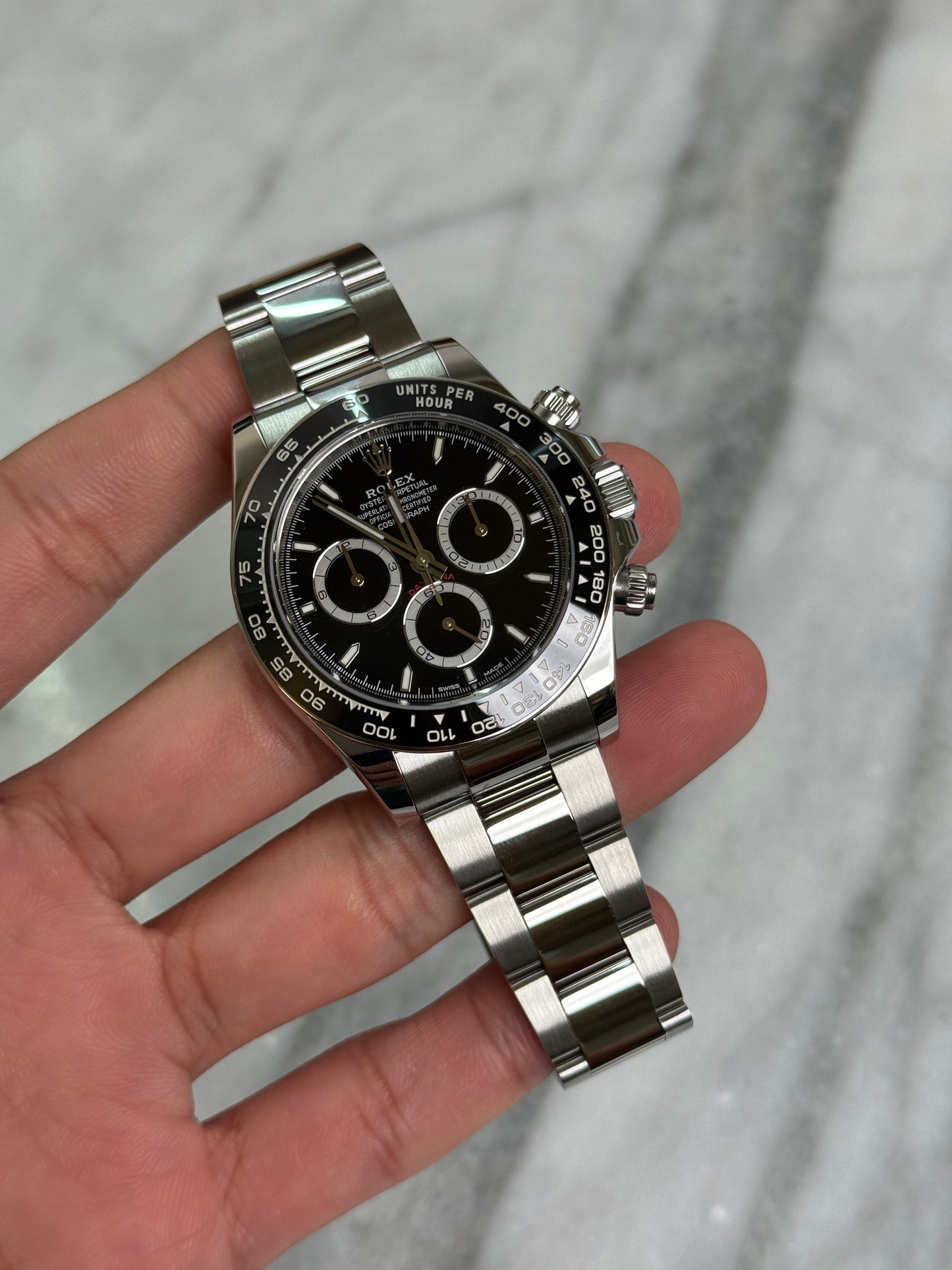 2025 126500LN Black Preowned and Polished Complete w/ White Tag