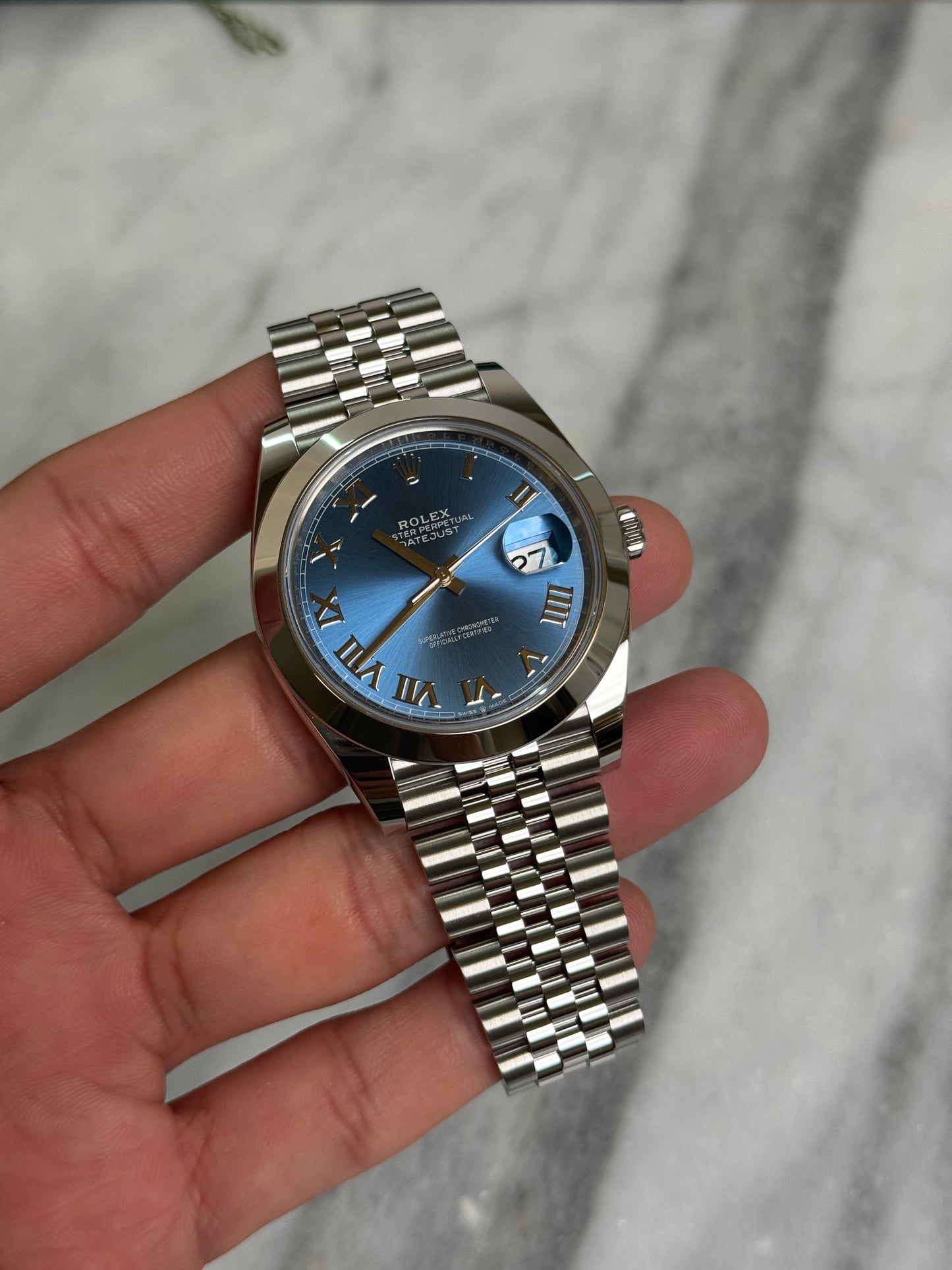 2025 126300 Jubilee Blue Roman New Complete
