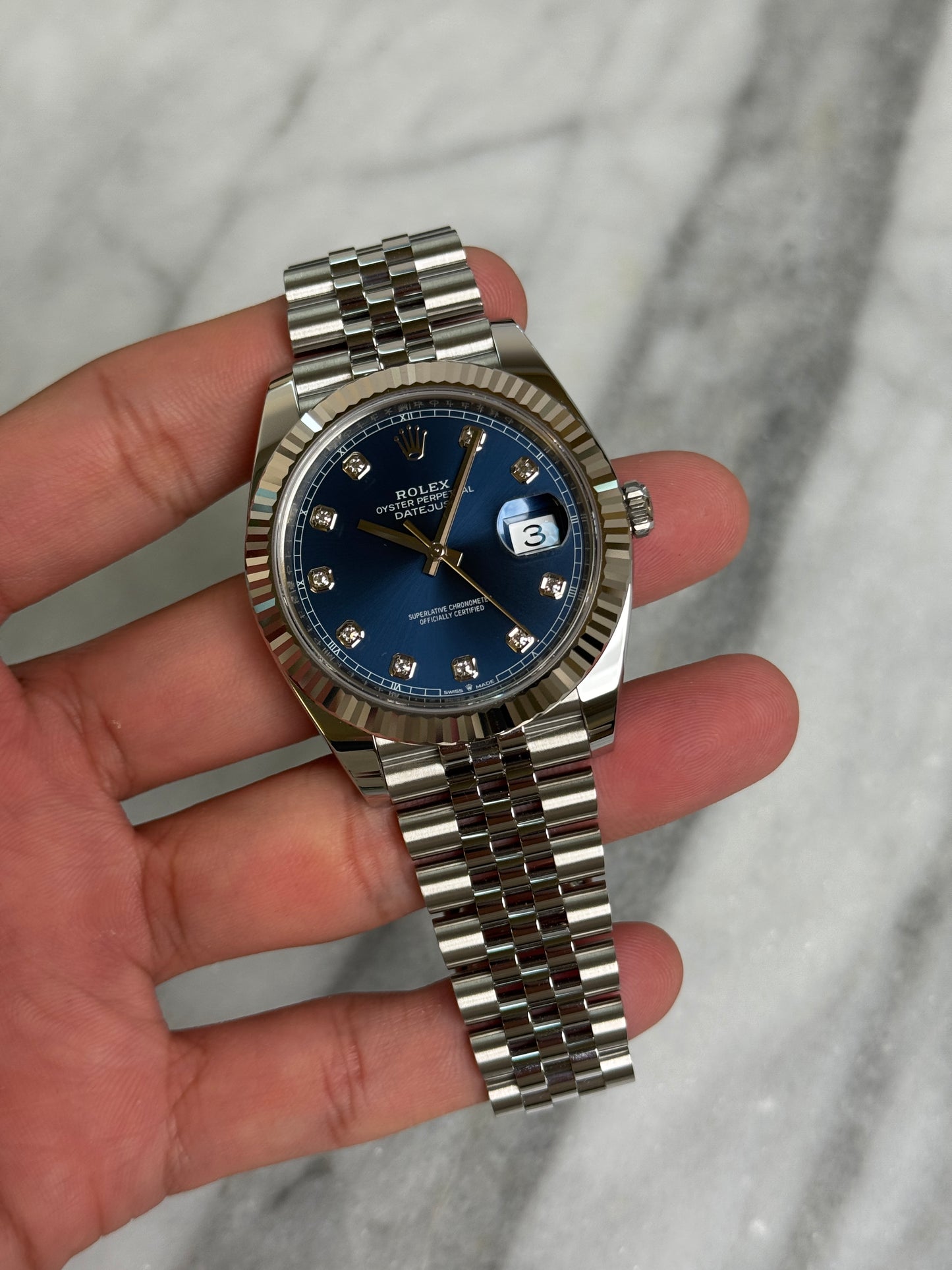 2024 126334G Jubilee Blue Diamond New Complete