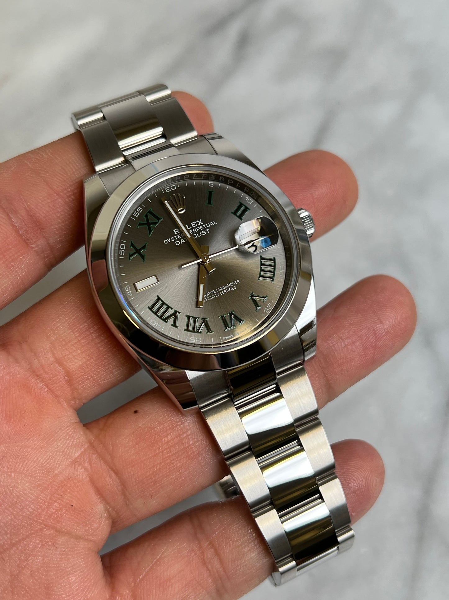 2025 126300 Oyster Wimbledon Like New Complete