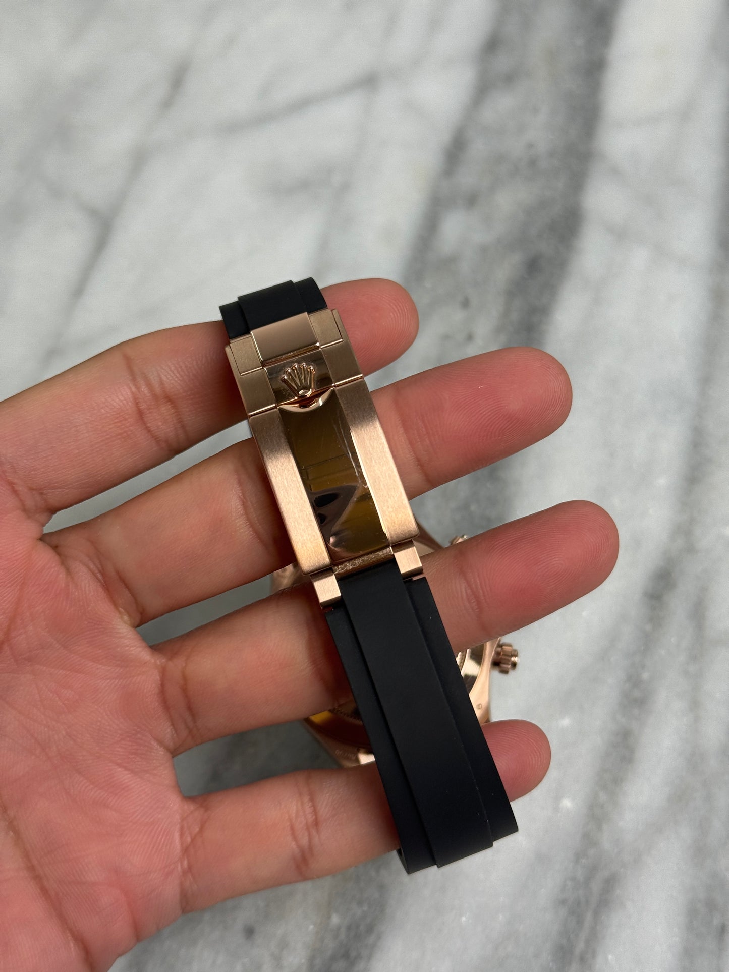 2021 116515LN Choco FG Straps Preowned and Polished Complete