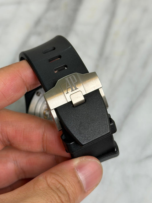 AP 2017 26405CE.OO.A002CA.02 Black Ceramic Offshore Preowned Good Complete 14483