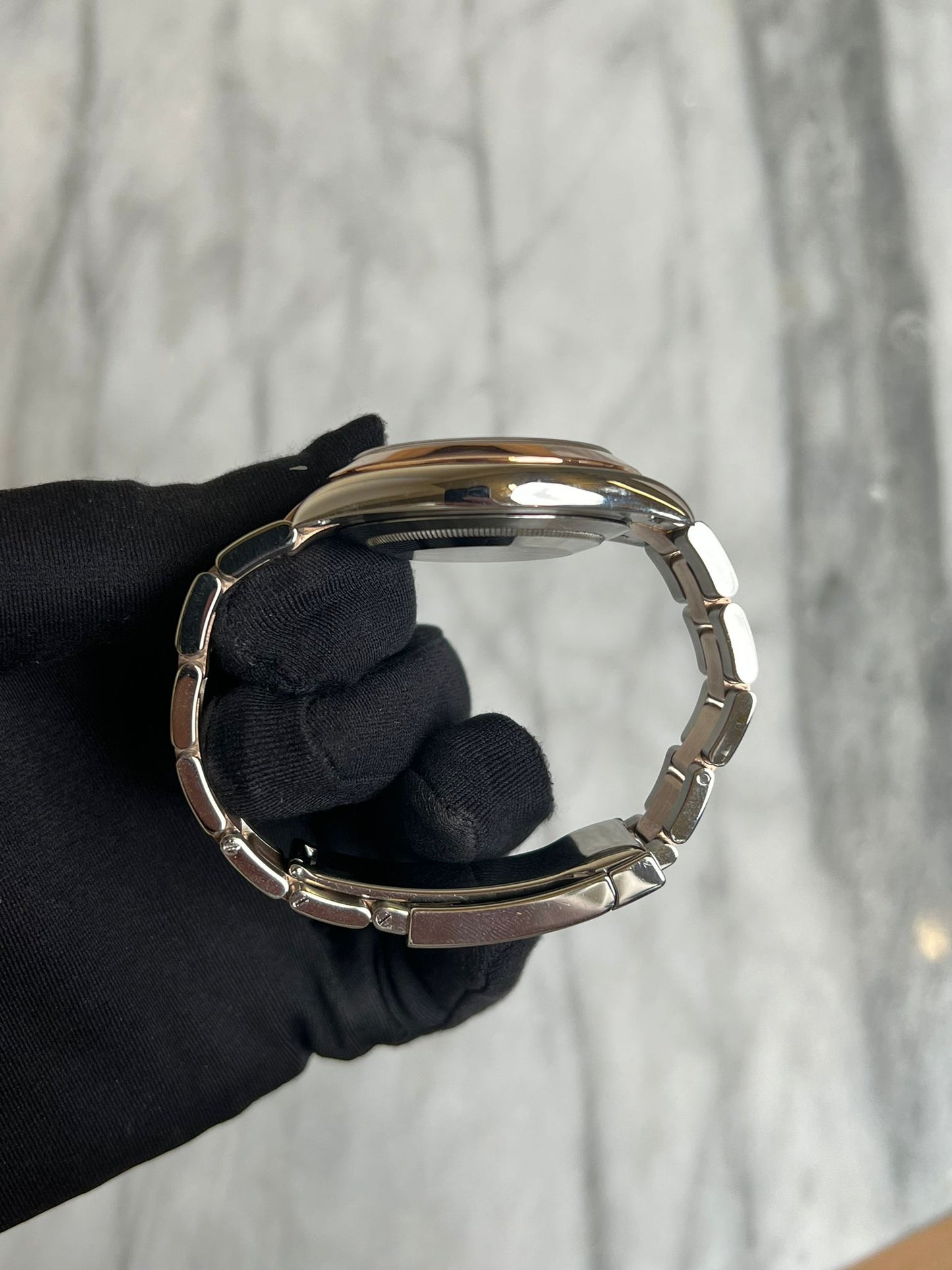 2017 126301G Oyster Choco Diamond Preowned, Bracelet Stretch Complete