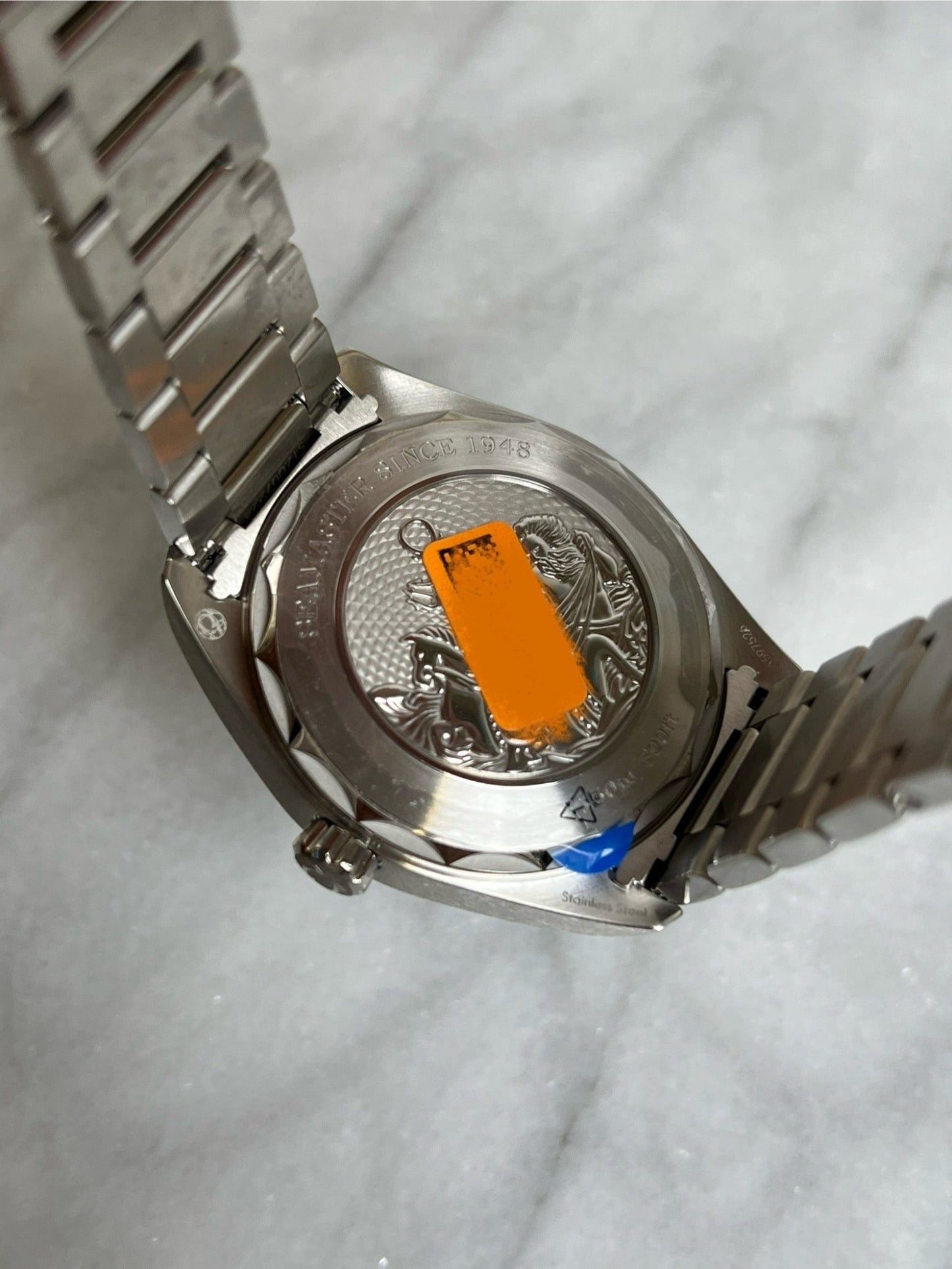 Omega 2025 22010432203002 Seamaster Aqua Terra Worldtimer Blue Dial 43mm Stainless Steel Bracelet New Complete 12492