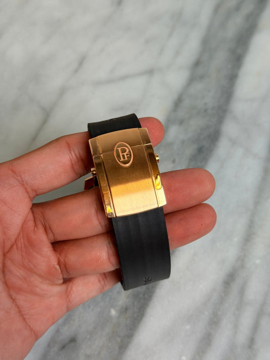 Parmgiani 2009 PF600103.06 Pershing 115 Chrono Rose Preowned Complete 14457