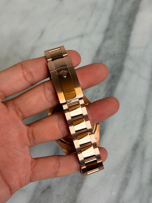 Rolex 2021 326935 Oyster Choco Sky Like New Complete 14770