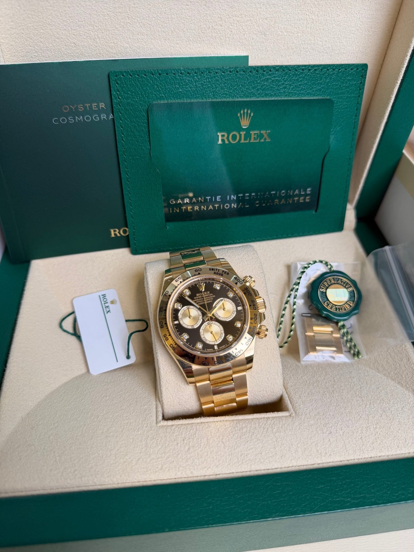 Rolex 2023 126508G Black Diamond Preowned Complete w/ White Tag 14793