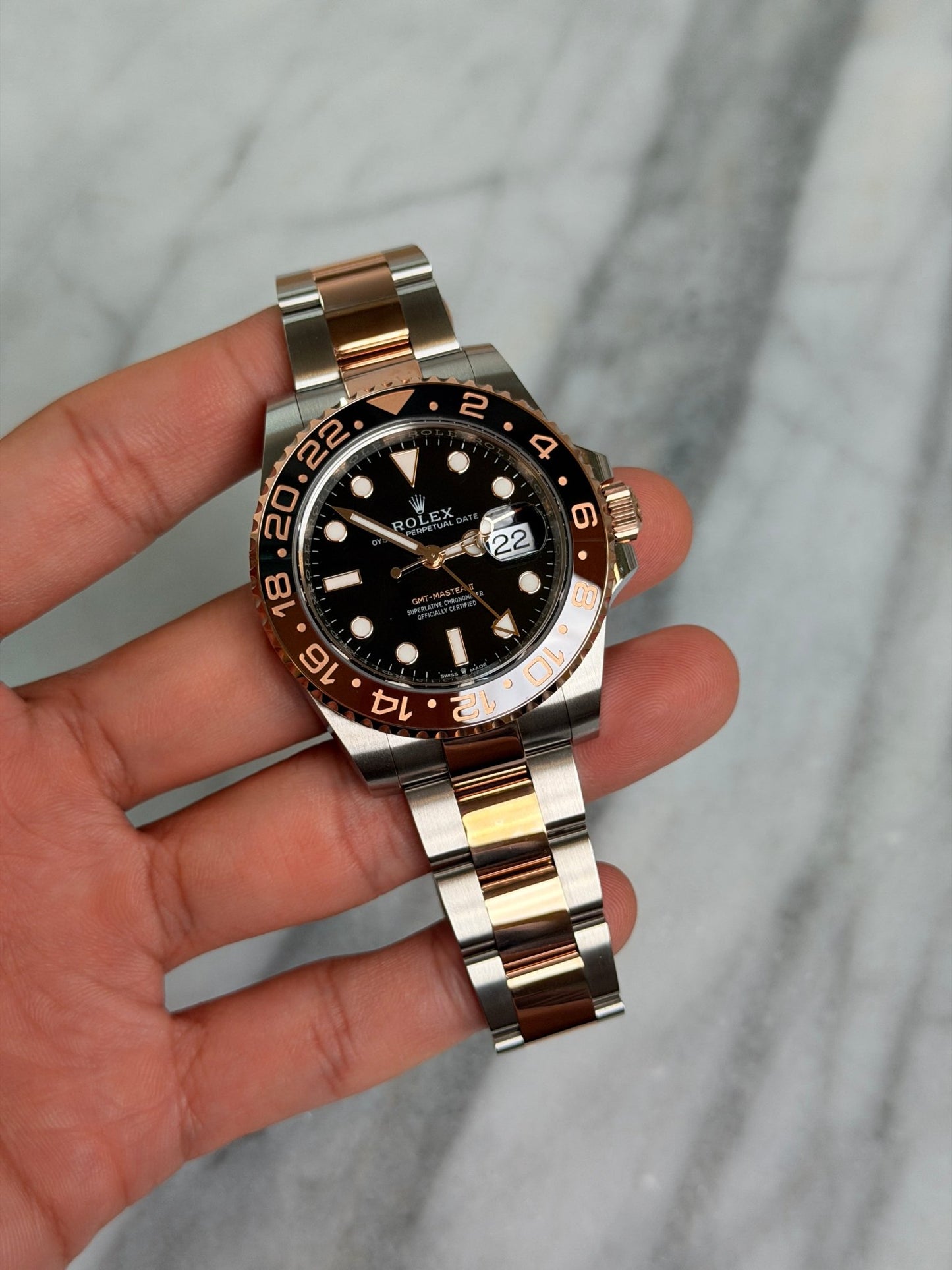 Rolex 2025 126711CHNR Rootbeer Preowned Good Complete 14905
