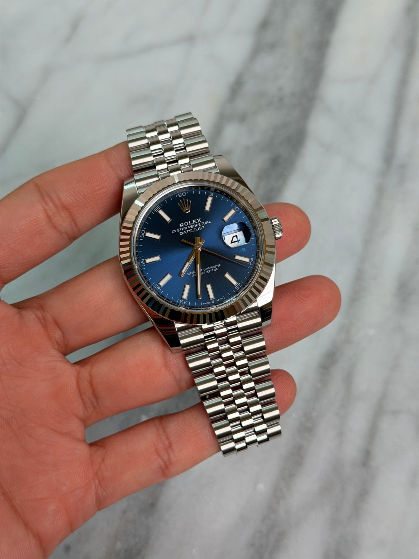 Rolex 2026 126334 Jubilee Blue Index New Complete 14892