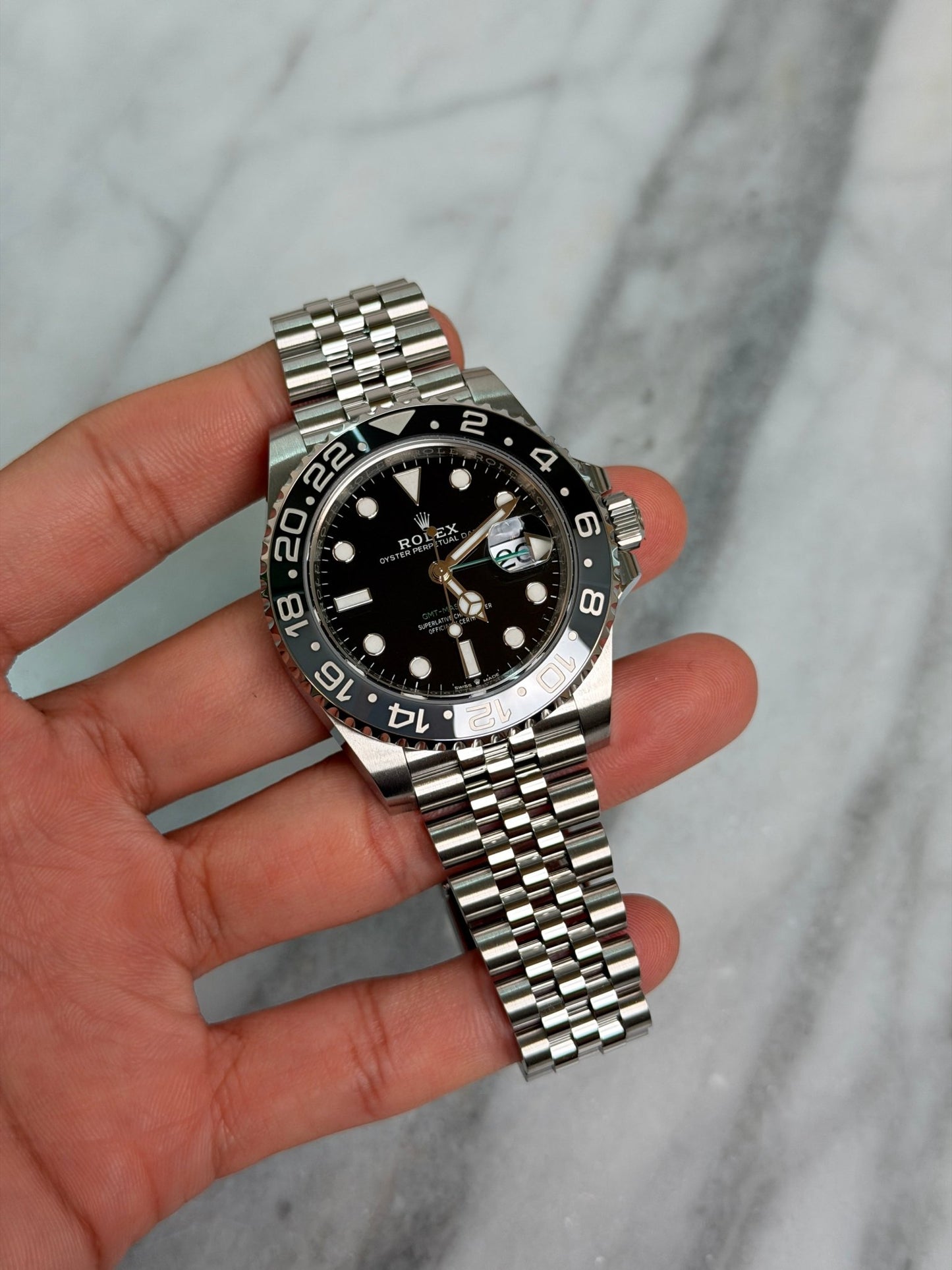 Rolex 2026 126710GRNR Jubilee Bruce Wayne New Complete 14855