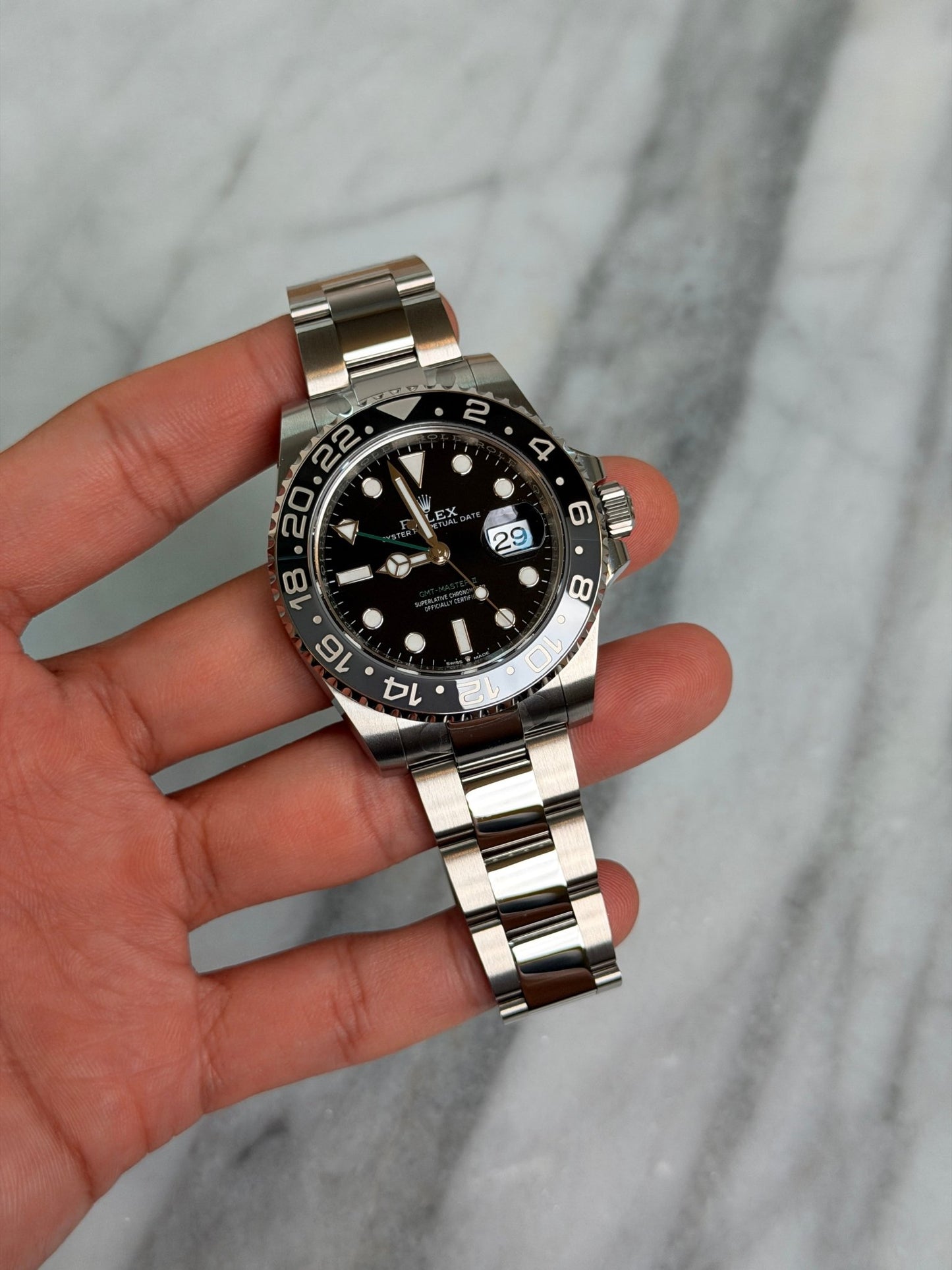 Rolex 2026 126710GRNR Oyster Bruce Wayne New, Complete w/ White Tag 14900
