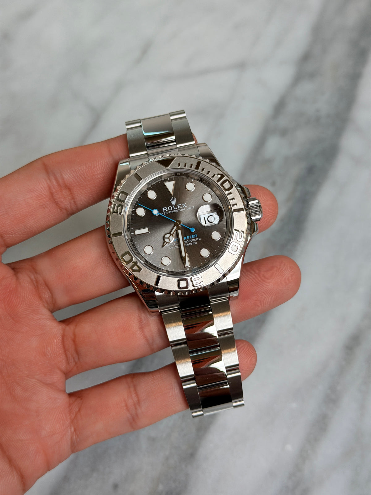 2023 126622 Rhodium Preowned and Polished Complete w/ White Tag