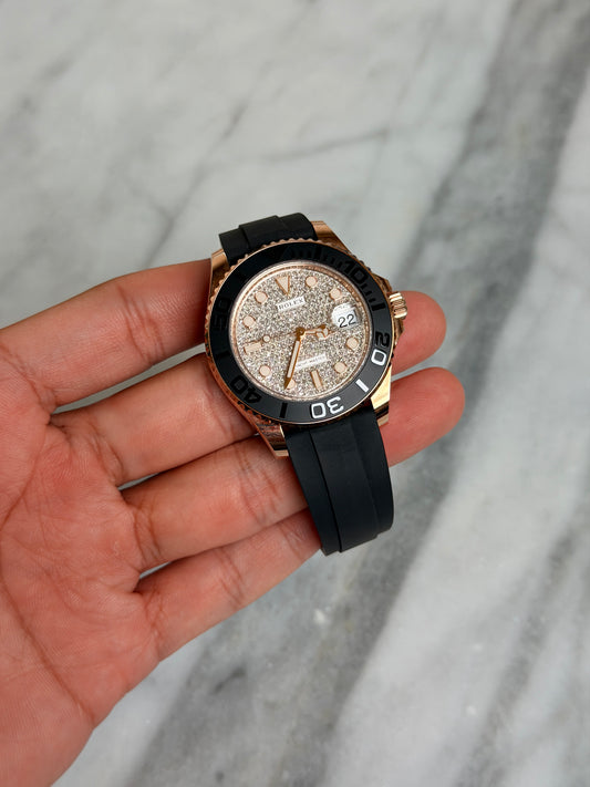 2021 268655 Pave YM37, DE Straps Preowned Complete