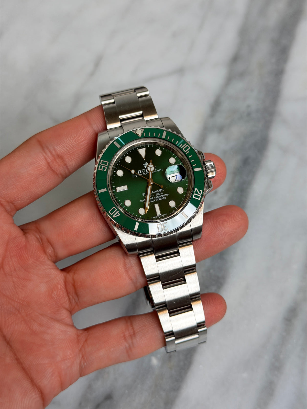 2015 116610LV Hulk Preowned and Polished Complete