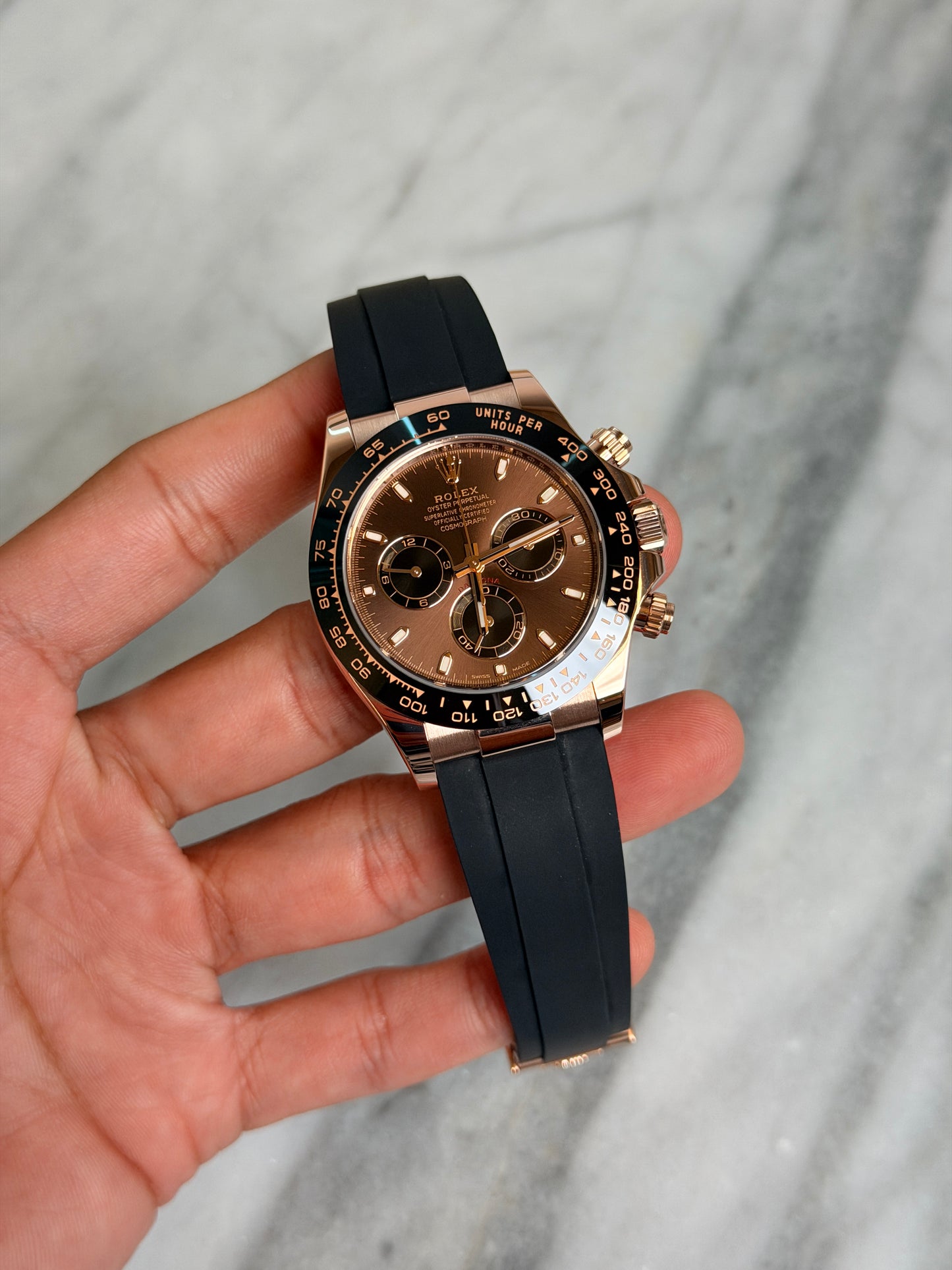 2022 116515LN Choco, EF Straps Preowned and Polished Complete w/ White Tag