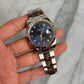2022 126334G Oyster Blue Diamond Preowned and Polished Complete w/ White Tag