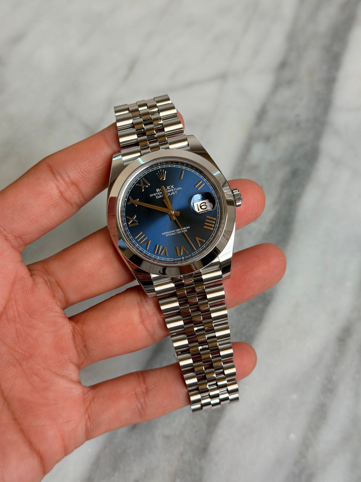 2026 126300 Jubilee Bright Blue Roman New Complete