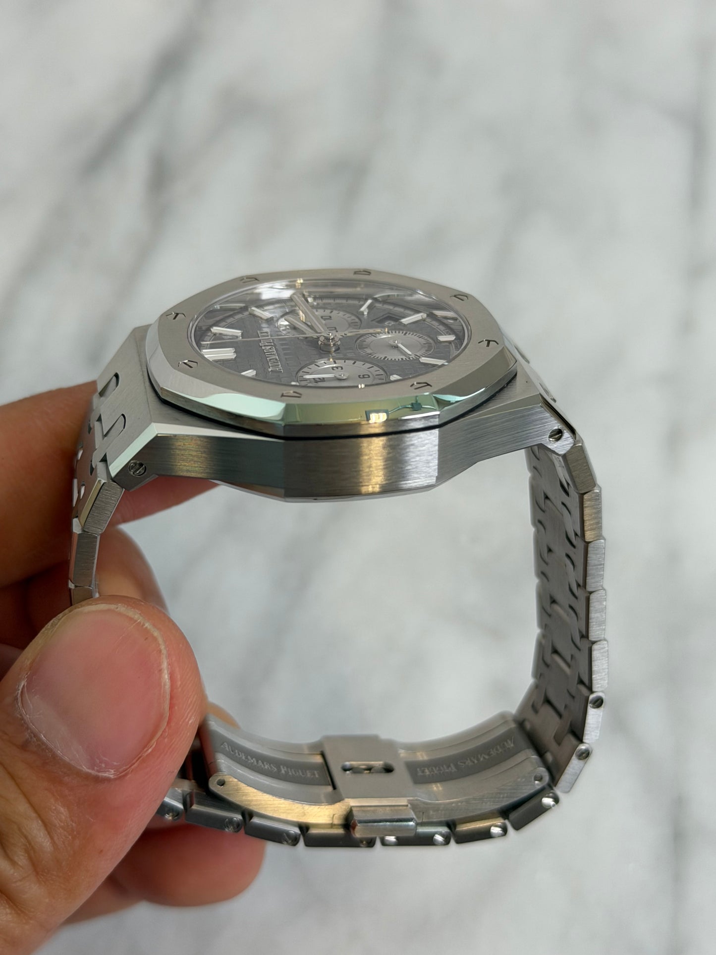 2023 26715ST.OO.1356ST.02 Grey 38mm Chrono Preowned and Polished Complete