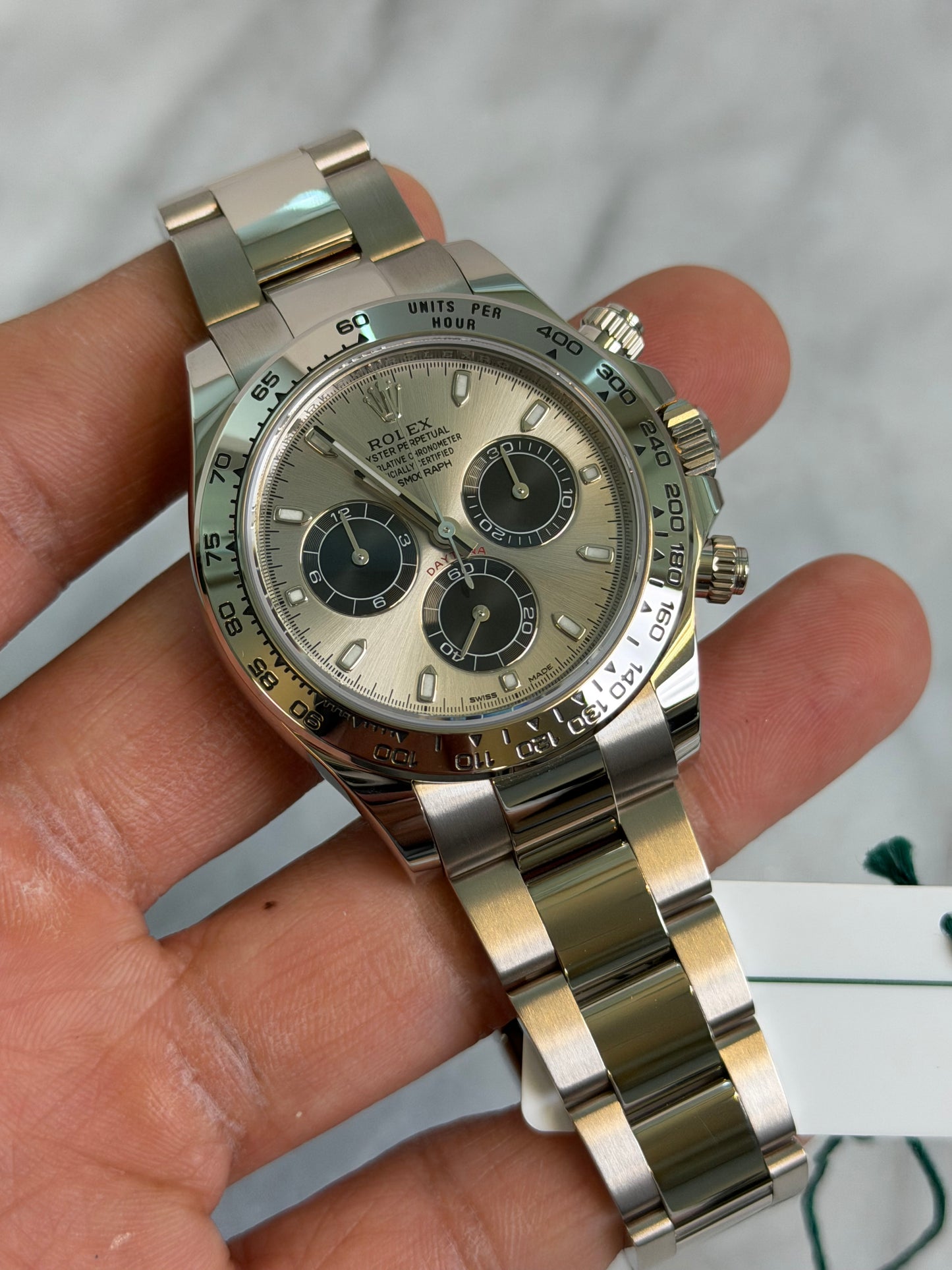 2023 116509 Grey Preowned and Polished Complete w/ White Tag