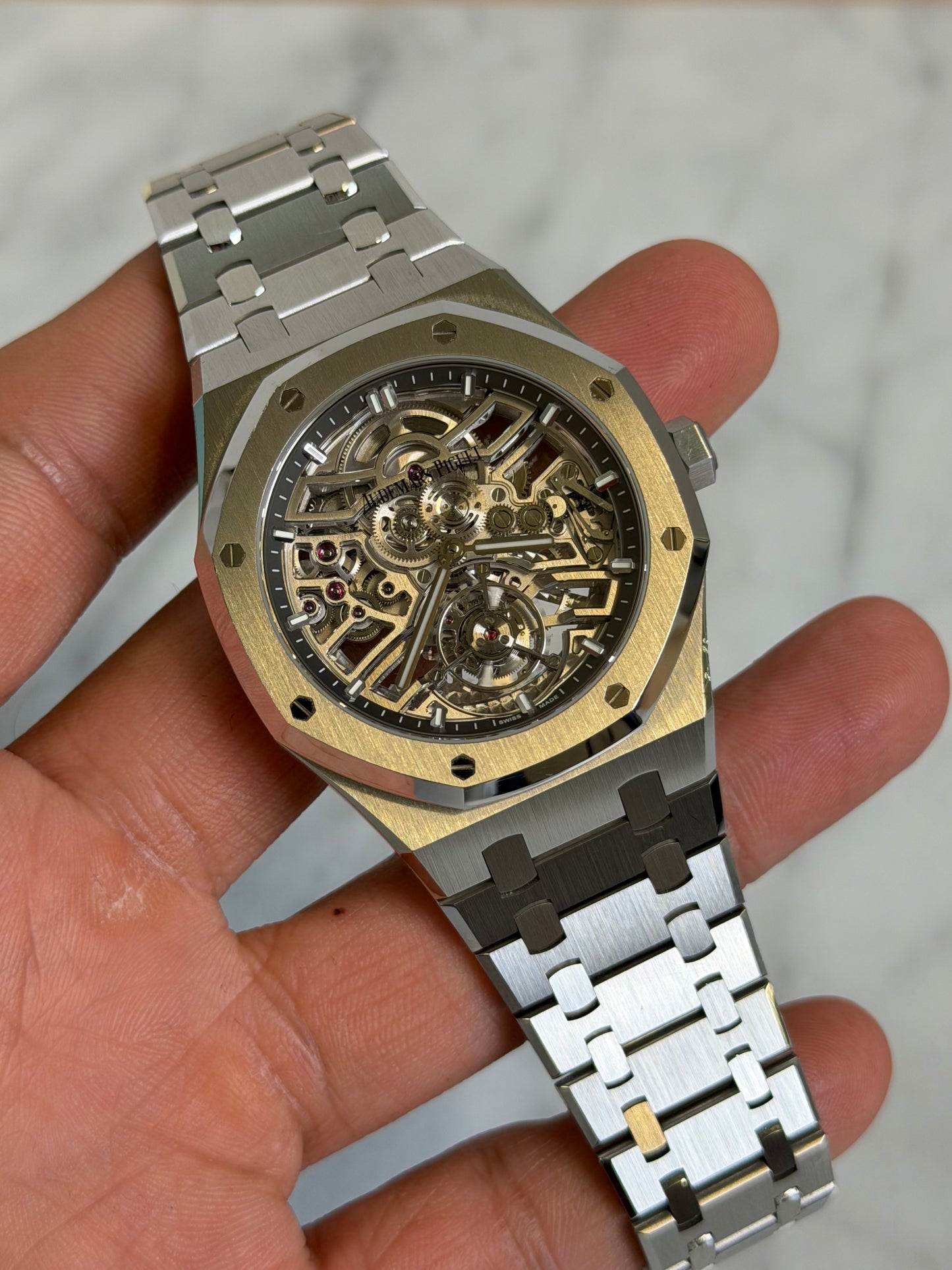 2023 26735ST.OO.1320ST.02 Tourbillion Openworked Preowned Complete