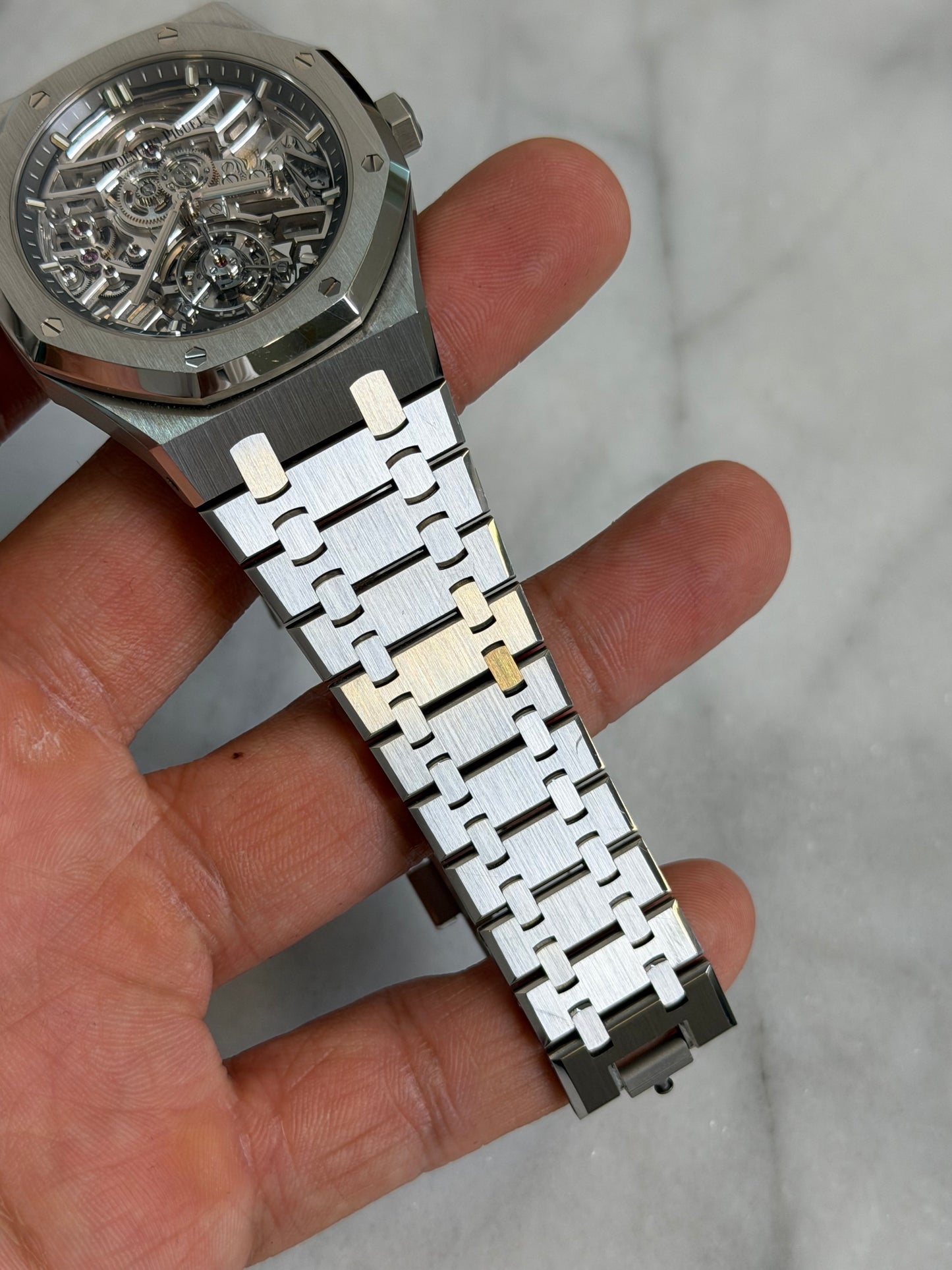 2023 26735ST.OO.1320ST.02 Tourbillion Openworked Preowned Complete