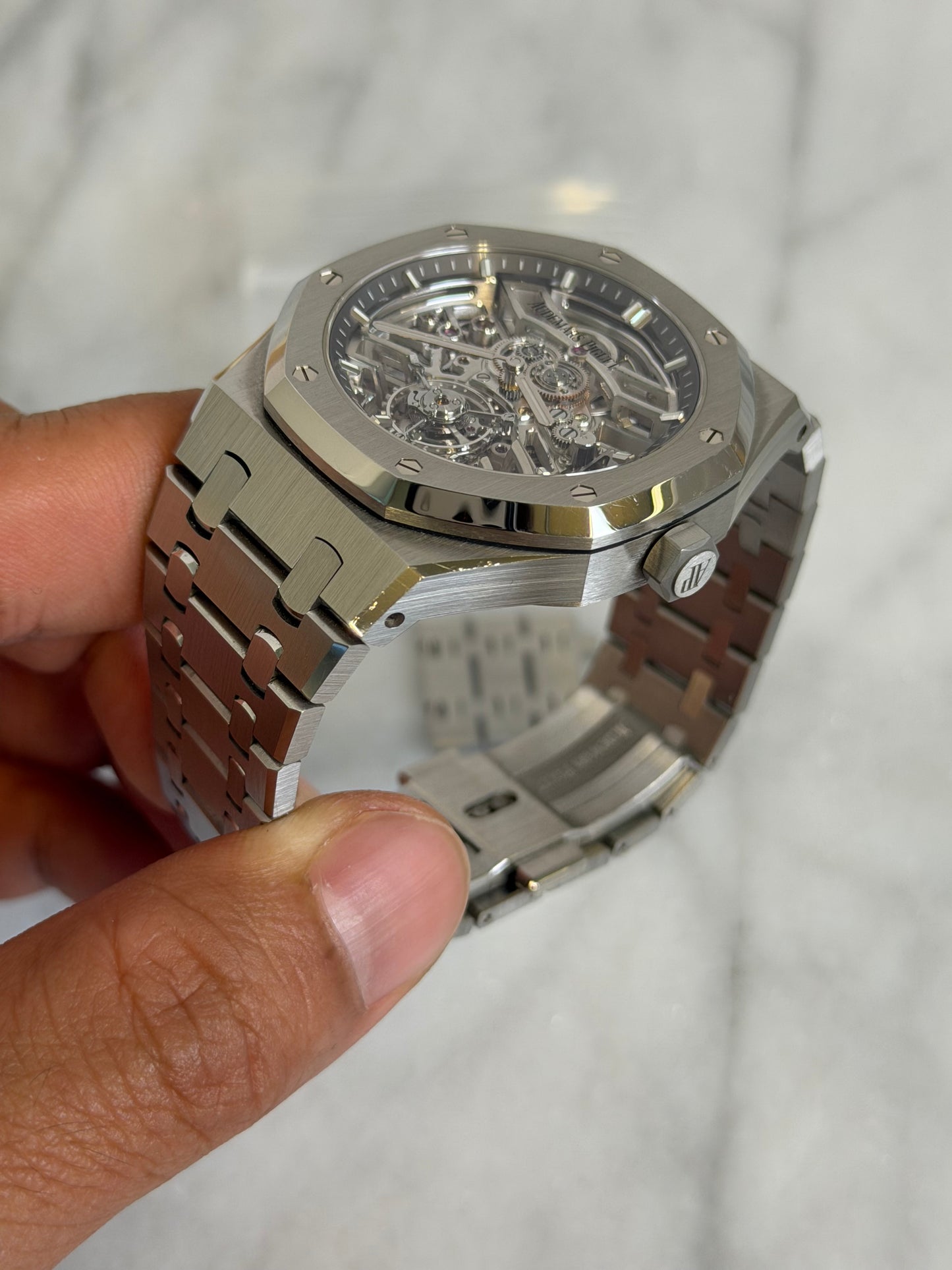 2023 26735ST.OO.1320ST.02 Tourbillion Openworked Preowned Complete