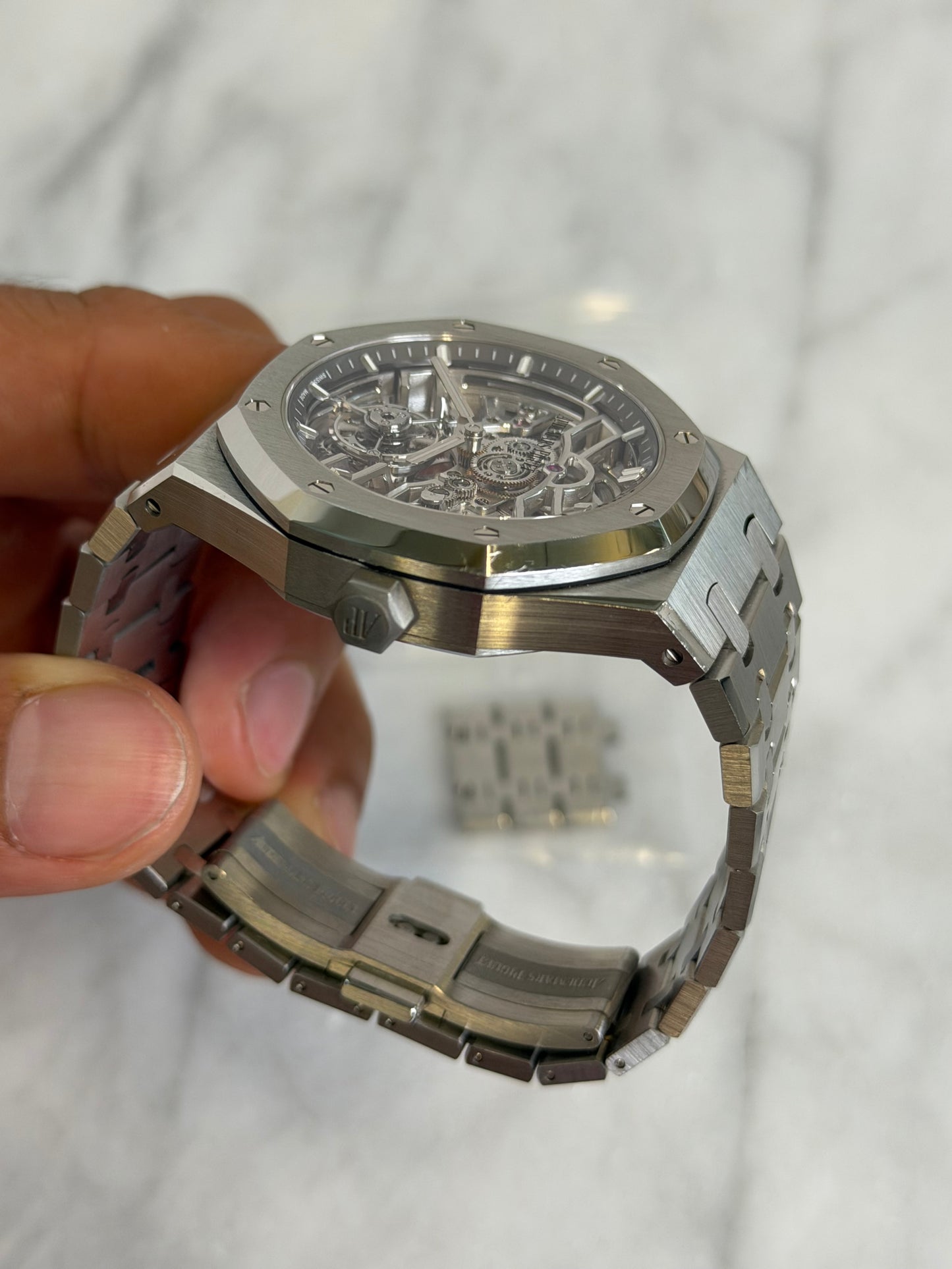2023 26735ST.OO.1320ST.02 Tourbillion Openworked Preowned Complete
