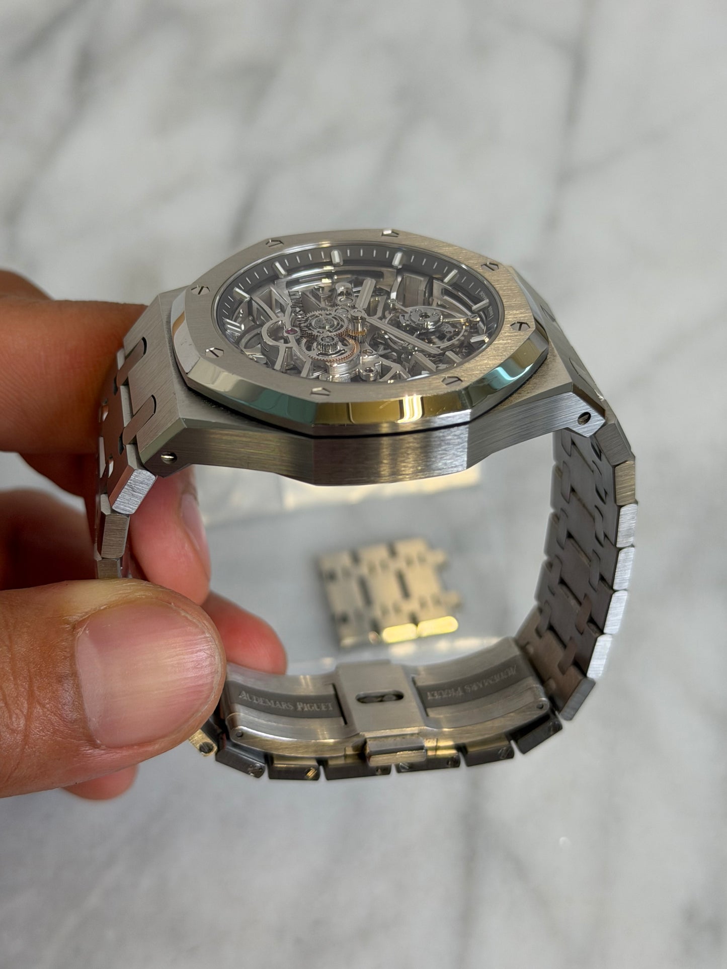 2023 26735ST.OO.1320ST.02 Tourbillion Openworked Preowned Complete