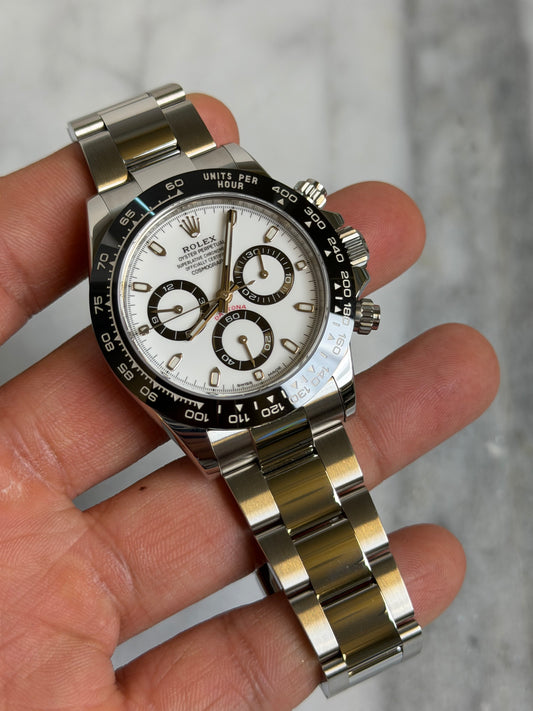 2021 116500LN Panda Preowned and Polished Complete