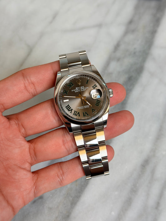 2025 126200 Oyster Wimbledon DJ36 Preowned Complete