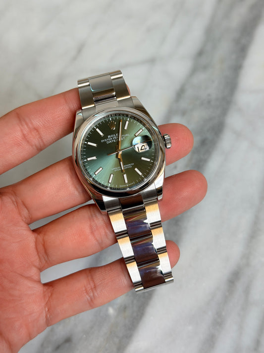 2025 126200 Oyster Green Index DJ36 Preowned Good Complete