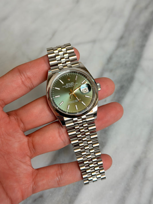 2025 126200 Jubilee Green Index DJ36 Preowned Complete