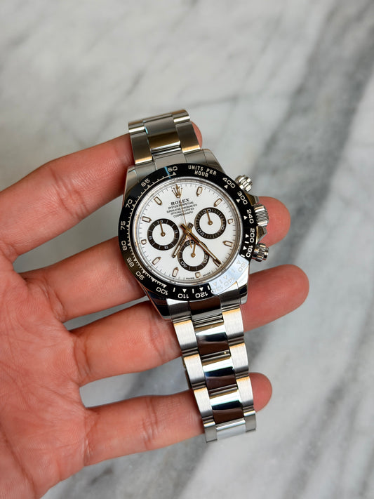 2022 116500LN Panda Preowned and Polished Complete w/ White Tag