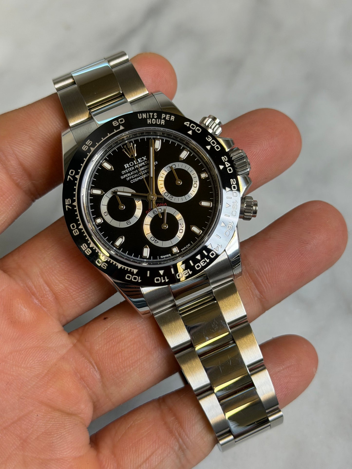 2021 116500LN Black Preowned and Polished Complete