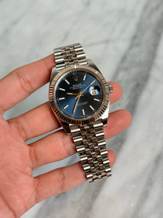 2024 126334 Jubilee Blue Index Preowned Complete
