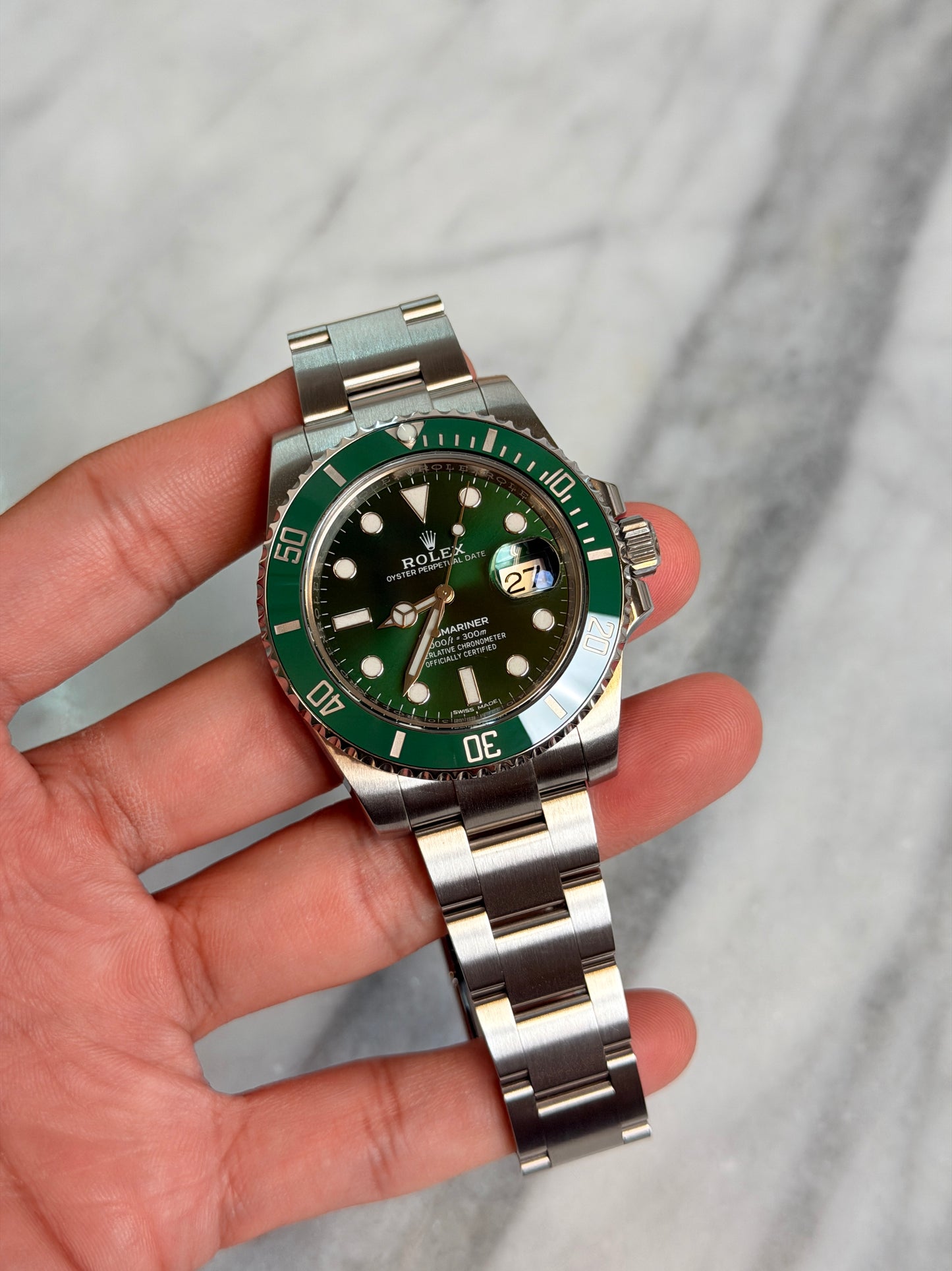 2017 116610LV Hulk Preowned and Polished Complete
