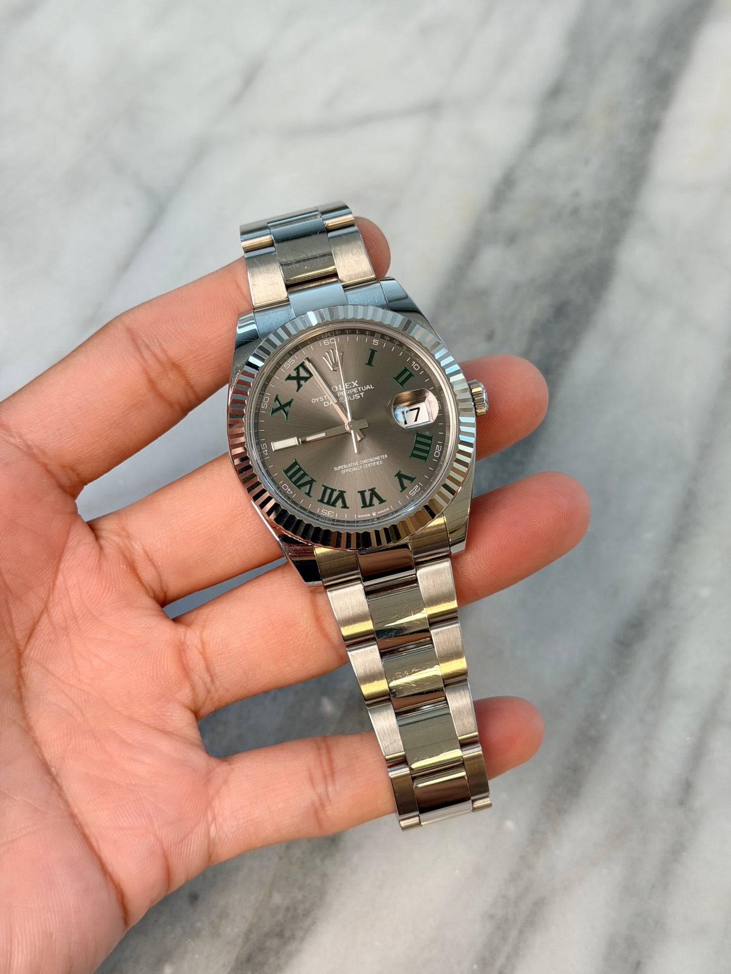 2021 126334 Oyster Wimbledon Preowned Complete