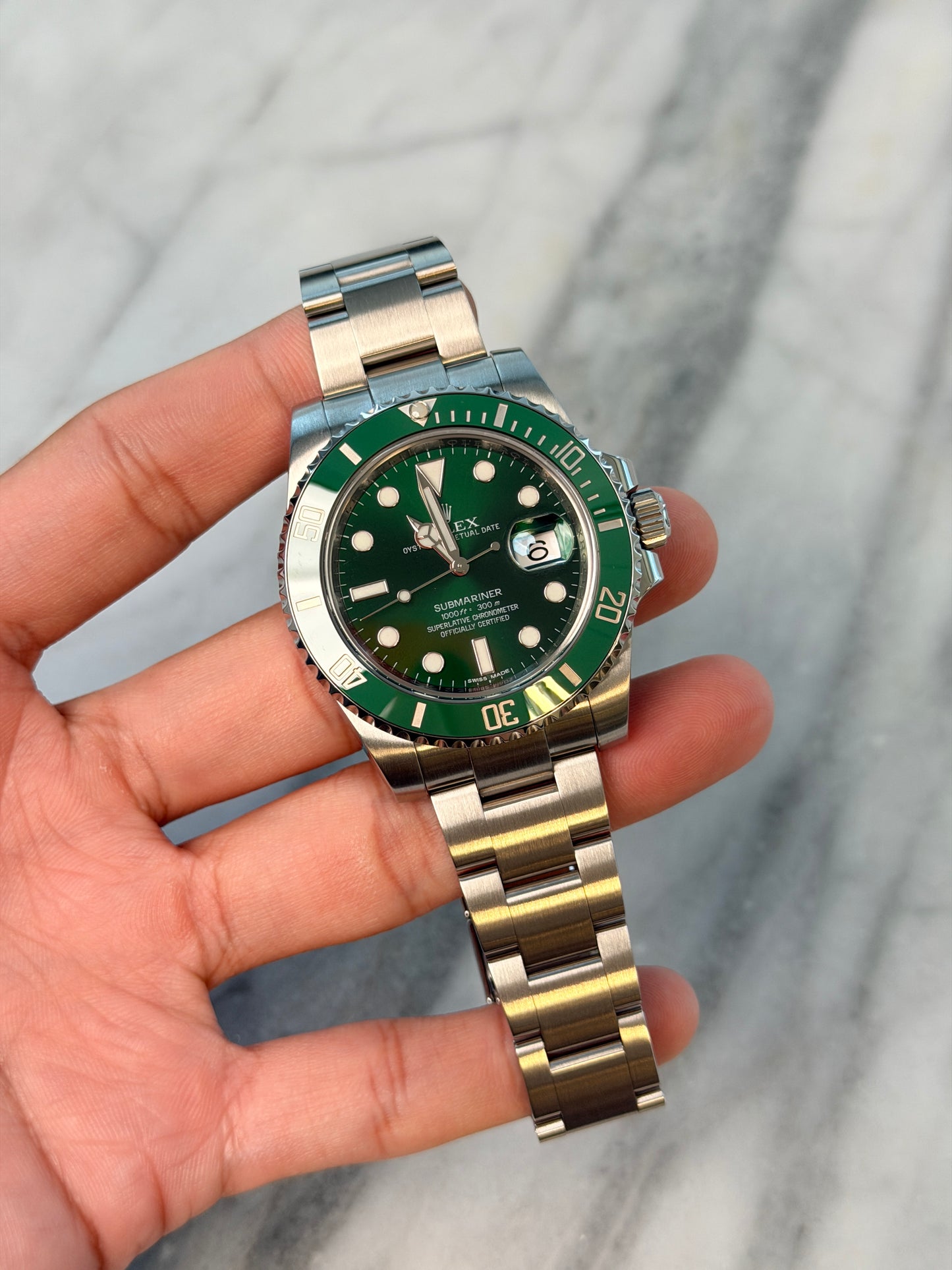 2015 116610LV Hulk Preowned and Polished Complete