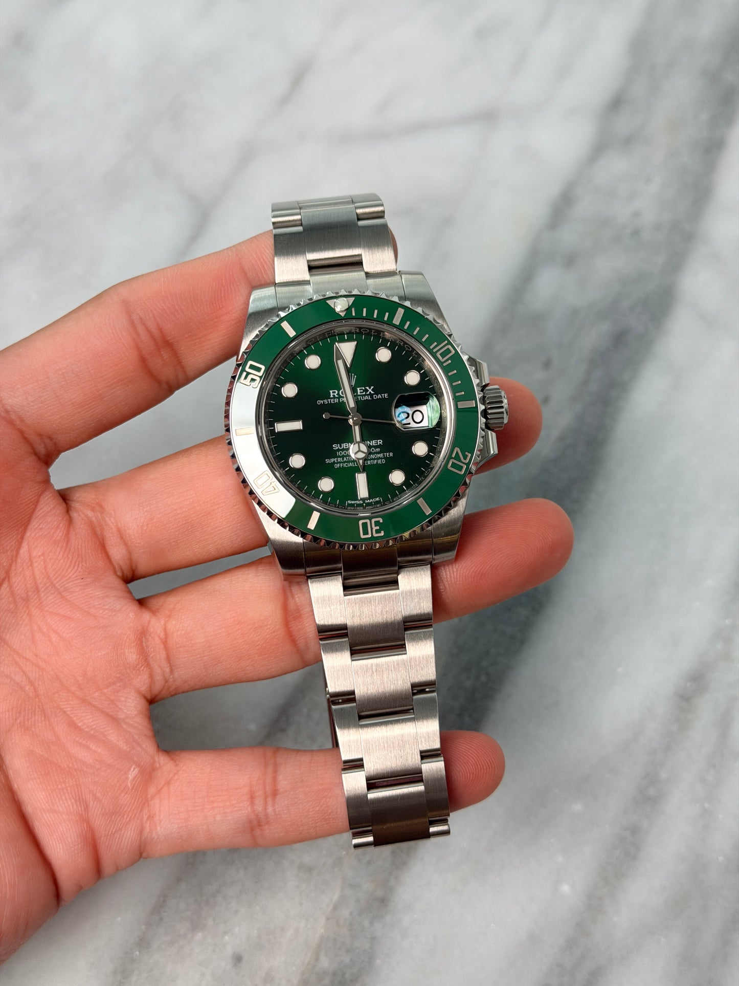 2018 116610LV Hulk Preowned and Polished Complete w/ White Tag