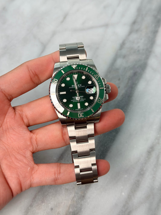 2018 116610LV Hulk Preowned and Polished Complete w/ White Tag