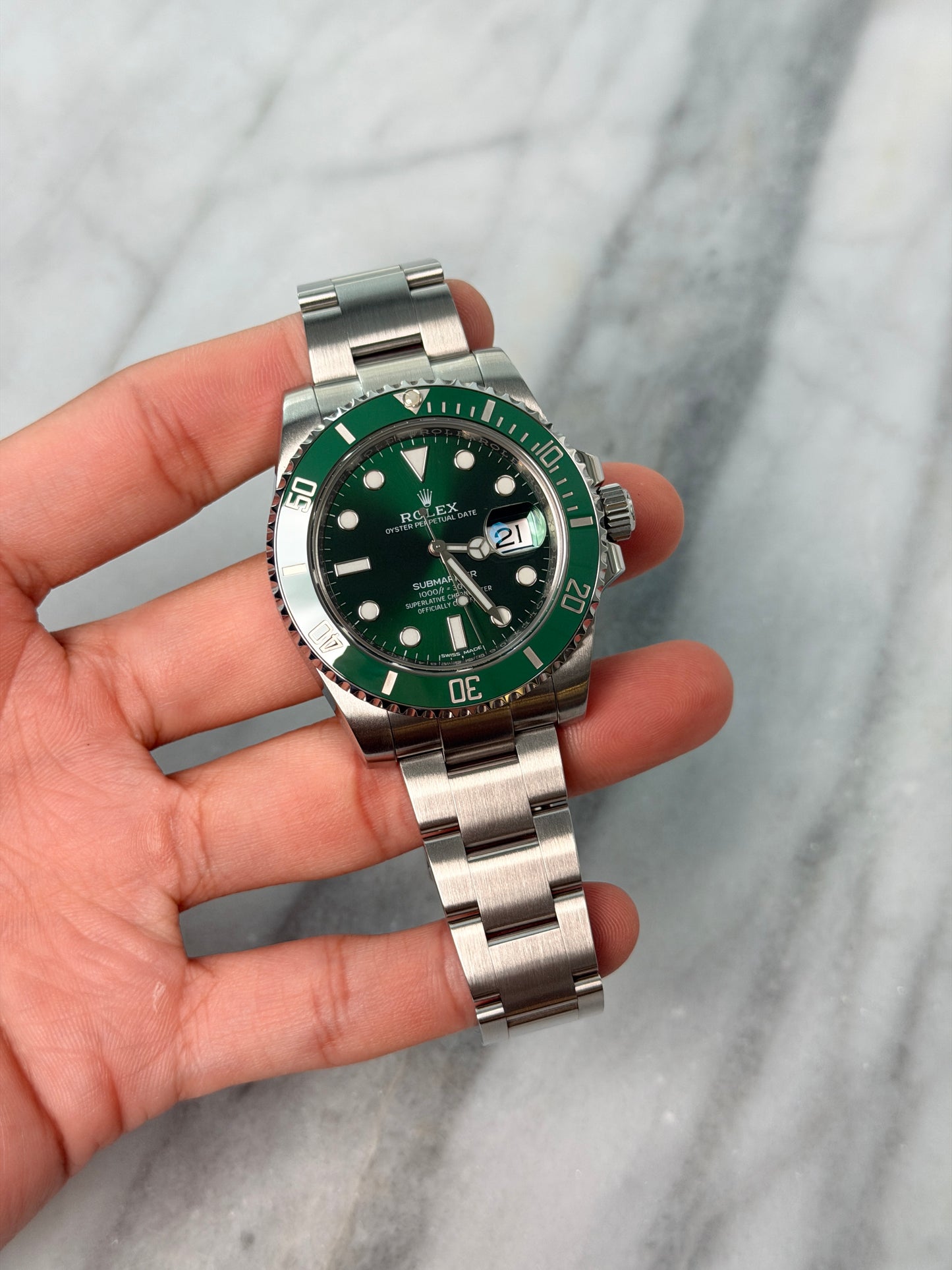 2017 116610LV Hulk Preowned and Polished Complete