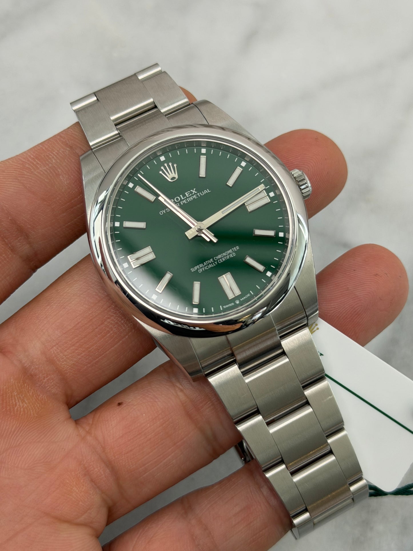 2023 124300 Green OP41 Preowned Complete w/ White Tag