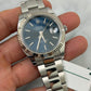 2024 126334 Oyster Blue Index Preowned Complete w/ White Tag