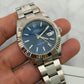 2021 126334 Oyster Blue Index Preowned Complete w/ White Tag